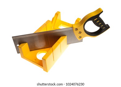 Yellow Plastic Mitre Box For Smooth Angles