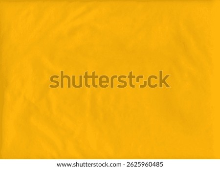 Yellow plastic texture as abstract background, wallpaper, sticker, poster, placard, billboard.