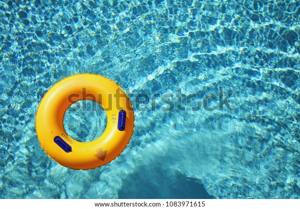 Yellow Pool Floats Pool Rings Stock Photo (Edit Now) 1083971615