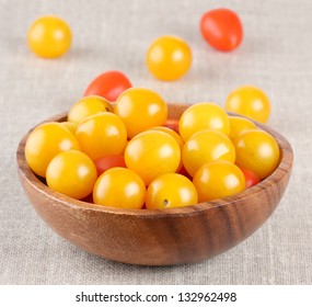 Yellow And Red Cherry Tomatoes