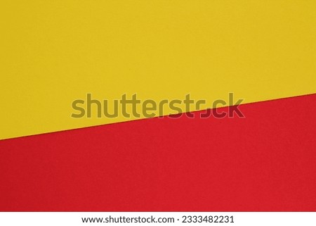 Yellow and red colored flag background. Kannada Rajyothsava, Karnataka Formation day celebration concept. Greeting card for Indian festival
