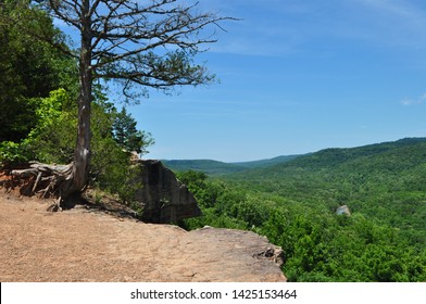 Yellow Rock At Devil's Den State Park Arkansas USA