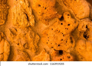 yellow, sandstone in masonry - Shutterstock ID 1163919205