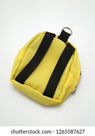 Yellow Small Back Pack Bag Coin Purse