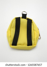 Yellow Small Back Pack Bag Coin Purse