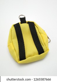 Yellow Small Back Pack Bag Coin Purse