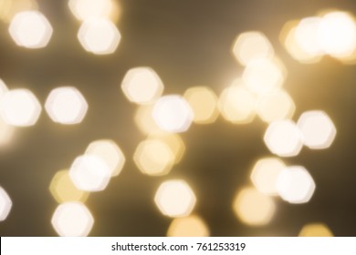 yellow small lights Bukeh Background for christmas