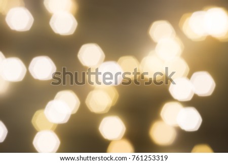 yellow small lights Bukeh Background for christmas