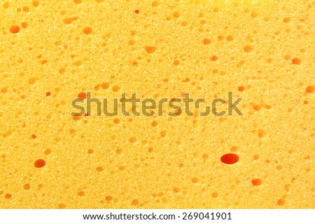 Yellow sponge abstract texture