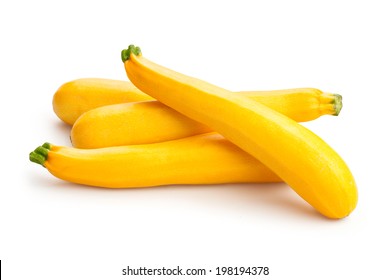 Yellow Squash Isolated