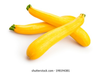 Yellow Squash Isolated