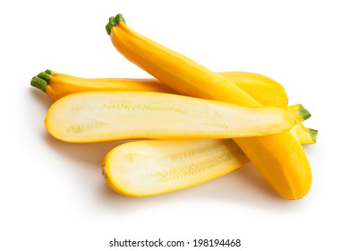 Yellow Squash Isolated