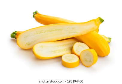 Yellow Squash Isolated