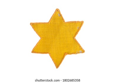 Yellow Star Of David Real World War Relic