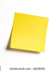 Yellow Sticky Note With Shade