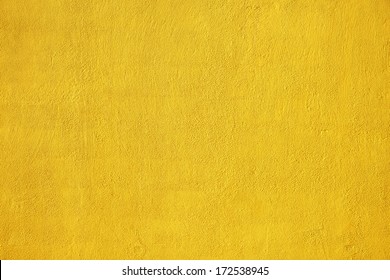 Yellow Stucco Wall