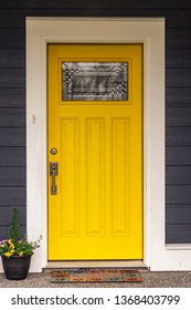 Yellow Suburban Door