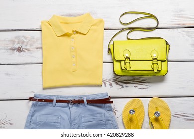 yellow polo outfits