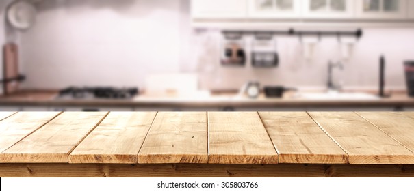 Yellow Table Of Retro Wood And Kitchen Room Interior With Retro Chic 