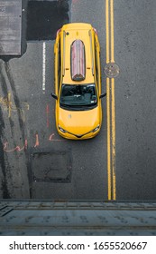 Yellow cade Draufsicht in New York