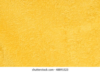 Yellow Terry Cloth Towel Texture