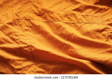 Yellow Thai Buddhist Robe Background.