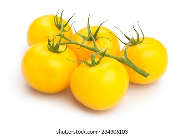 Yellow Tomatoes Isolated