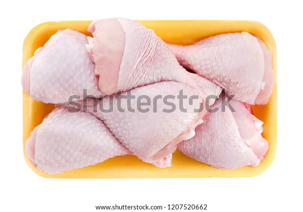 Yellow Tray Chicken Chicken Drumstick Tray Stock Photo Edit Now 1207520662