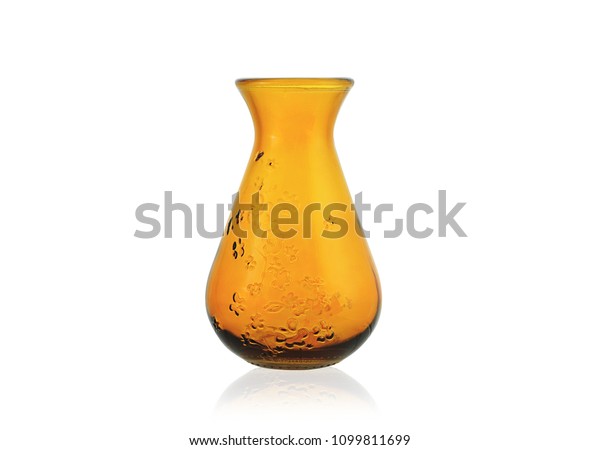 Yellow Vase Shape Jug On White Stock Photo Edit Now 1099811699