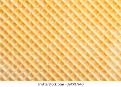 Yellow Waffle Texture Pattern