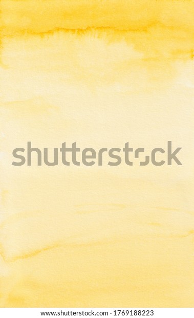 Yellow Watercolor Background Paper Texture Background Stock Photo ...