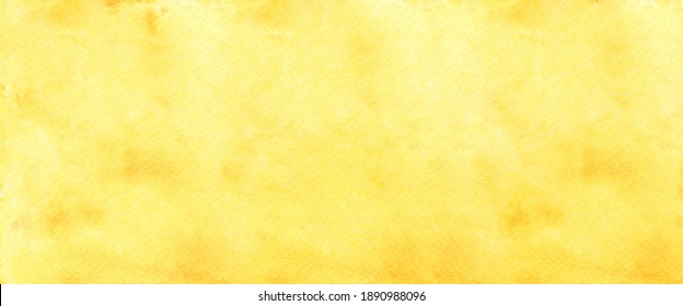 Yellow watercolour background, Watercolour painting soft textured on wet white paper background, Abstract yellow watercolor illustration banner, wallpaper - Shutterstock ID 1890988096