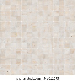 Yellow White Mosaic Marble Tile Texture Seamless