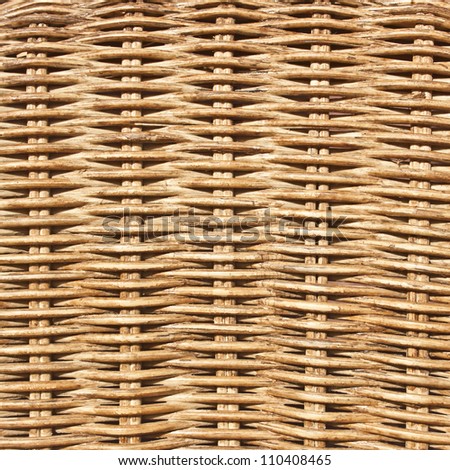 Yellow wicker background. Surface texture.