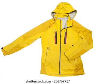 Yellow Windbreaker Rain Proof  Jacket Full Zip