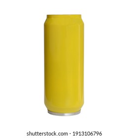 Yellow Yeti Cup Isolated On White Background.