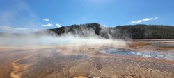 Yellowstone Hot Spring Colored Pool Geothermal