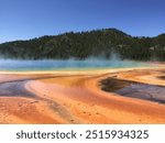 Yellowstone National Park’s Grand Prismatic Spring  