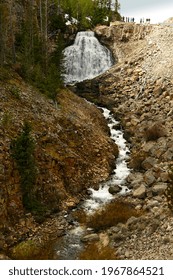 Yellowstone National Park Rustic Falls And Glen Creek                              