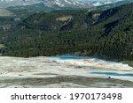 Yellowstone National Park - From the western entrance near the Madison River, Old Faithful, Mammoth Hot Springs, Gibbon Falls, Mystic Falls, and many other Springs and Rivers