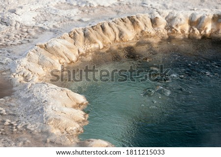 Yellowstone National Park, Wyoming, USA. Beach Spring Geyser.