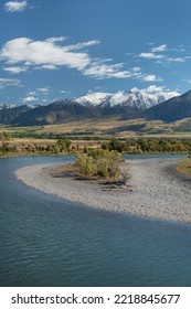 Yellowstone River, Absaroka Mountains, Montana.