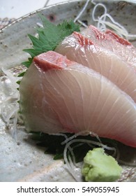 Yellowtail Sashimi.
Yellow Tail Sashimi.