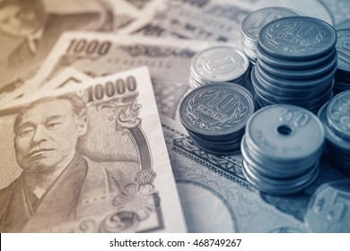 yen notes and yen coins for money concept background - Powered by Shutterstock