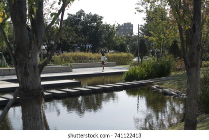 Yeonnam-dong Gyeongui Line Forest Road In Seoul Korea.
Park In Seoul Korea.