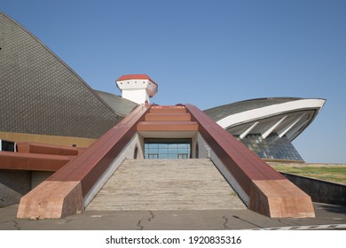 Yerevan, Armeenia - June 16  2019: Karen Demirchyan Sports And Concert Complex, Yerevan