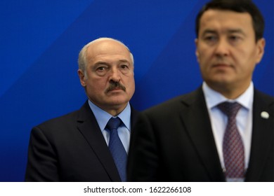 Yerevan, Armenia - 1 October 2019: Belarusian President Alexander Lukashenko.