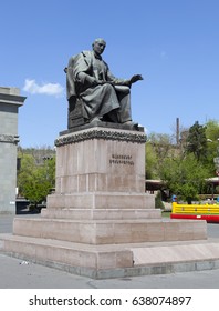 YEREVAN, ARMENIA - APRIL 30, 2017:  Photo Of Monument To Alexander Spendiaryan In Yerevan, In Front Of The Opera And Ballet Theater.