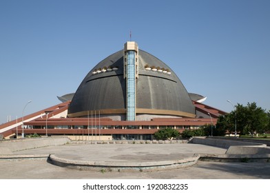 Yerevan, Armenia - June 16  2019:  Karen Demirchyan Sports And Concert Complex, Yerevan 