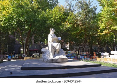 Yerevan, Armenia - October 15, 2021. Monument To Martiros Saryan In Yerevan